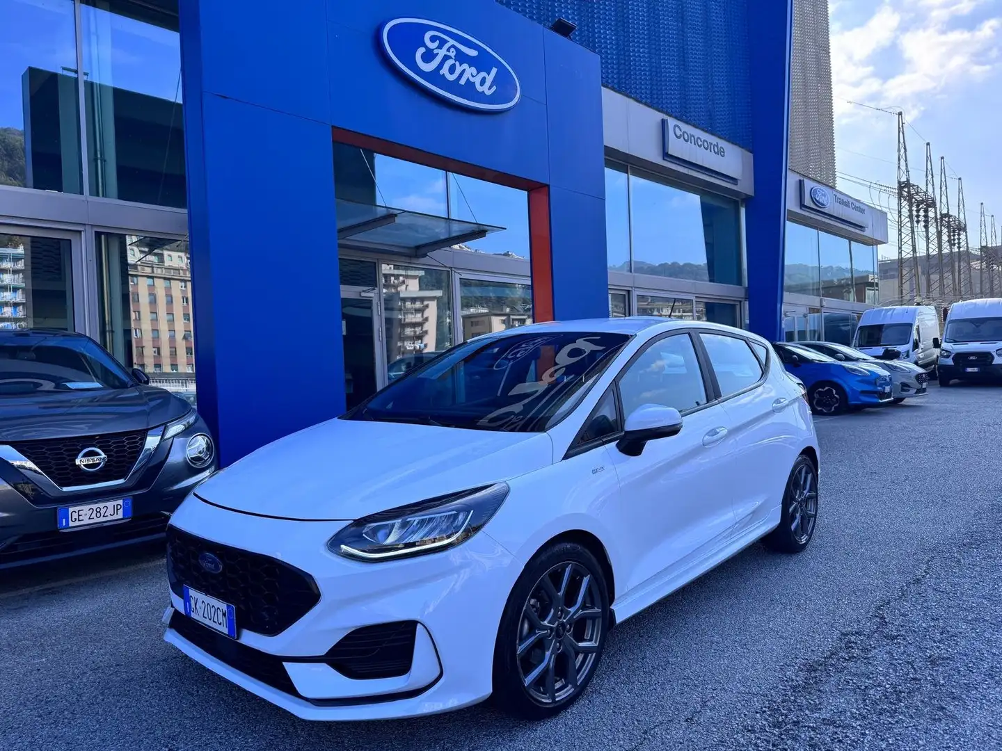 Ford Fiesta Fiesta 5p 1.0 ecoboost h ST-Line 125cv Bianco - 1