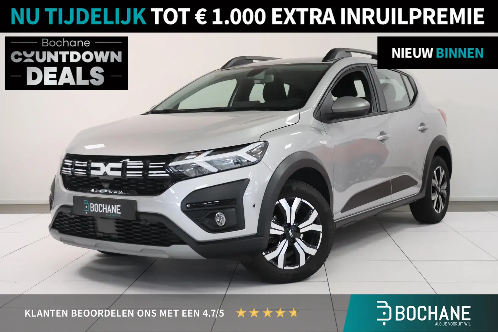 Dacia Sandero Stepway 1.0 TCe 90 Extreme Automaat | Camera | Cli Gris - 1