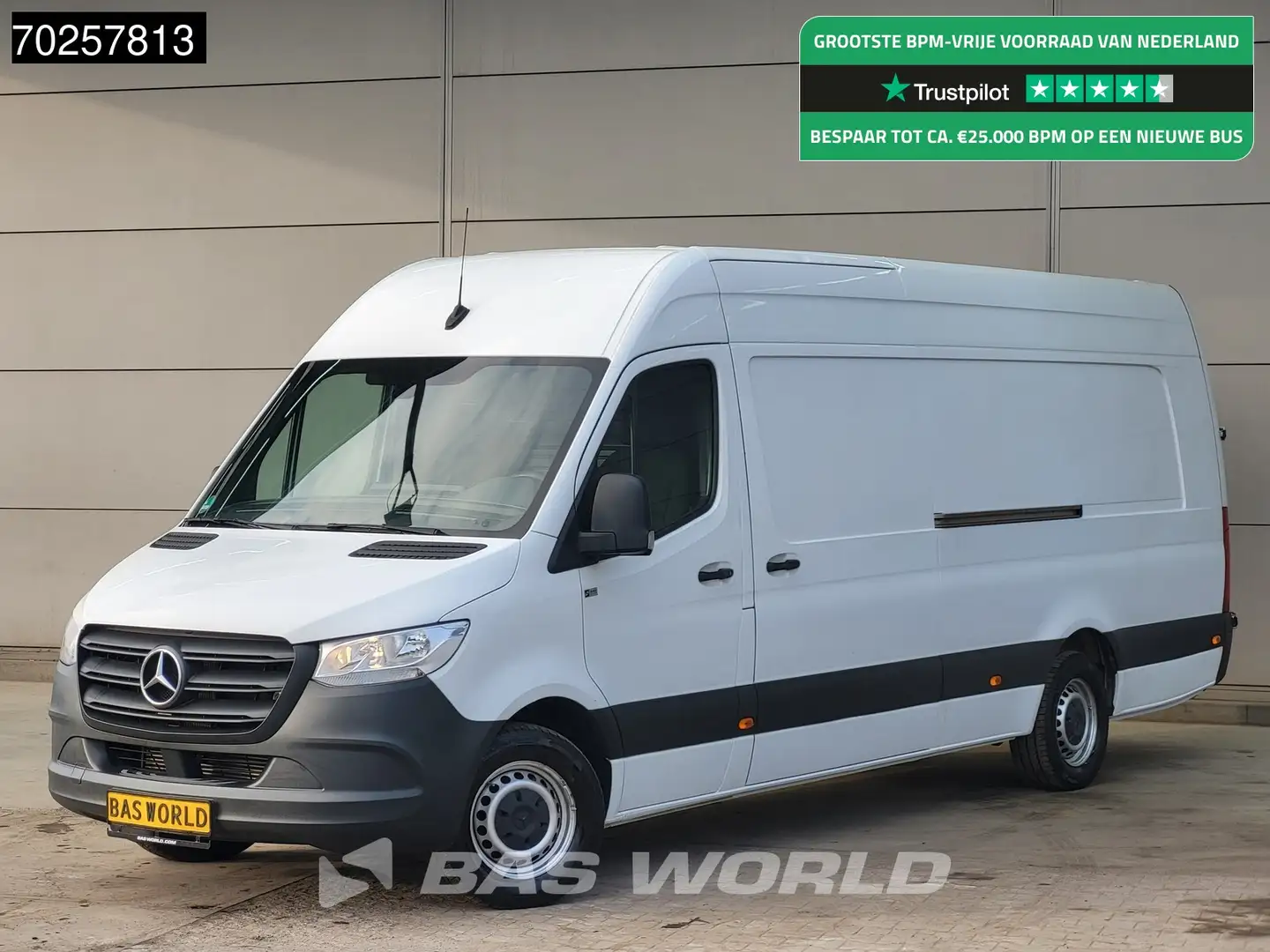 Mercedes-Benz Sprinter 319 CDI 3.0 V6 Automaat L4H2 2X Schuifdeur MBUX 19 Wit - 1