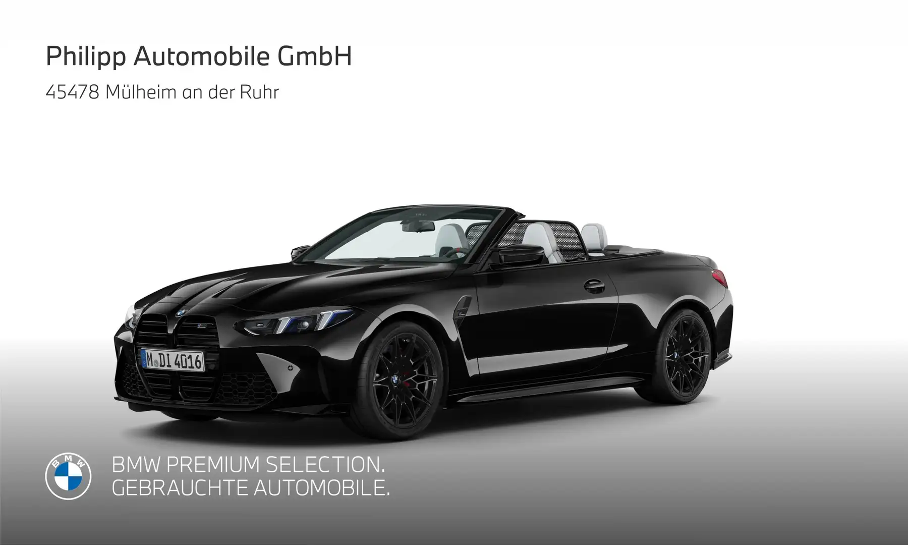 BMW M4 Competition Cabrio xDrive h&k Ad-LED FACELIFT Schwarz - 1