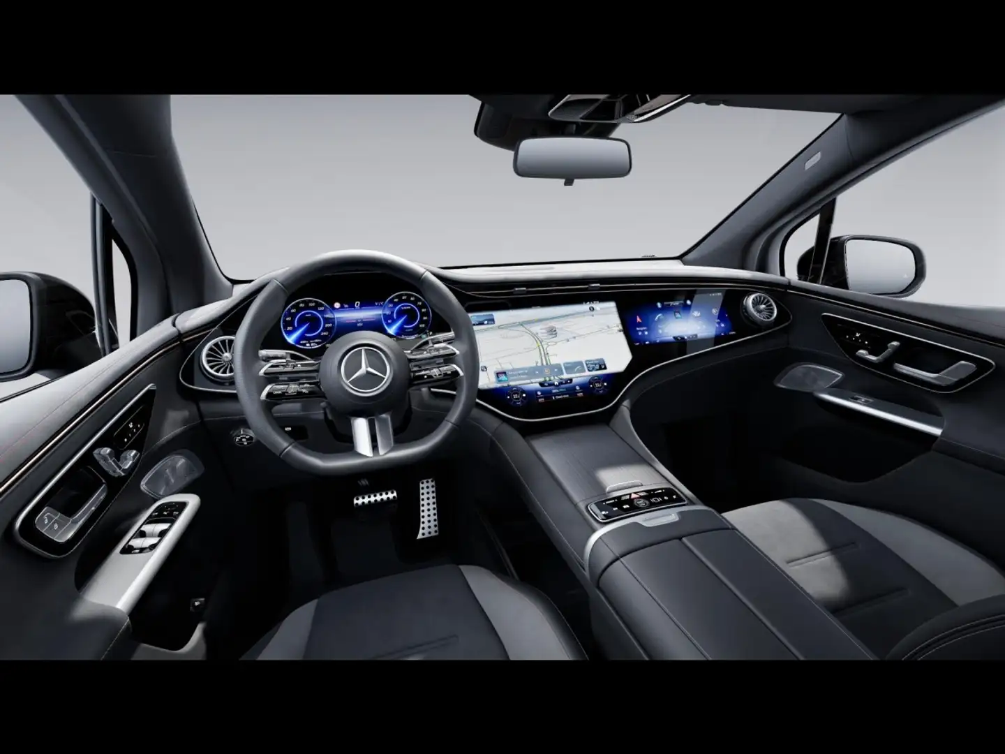 Mercedes-Benz EQE SUV EQE 500 4M SUV AMG Night Panorama Distronic AHK Schwarz - 2