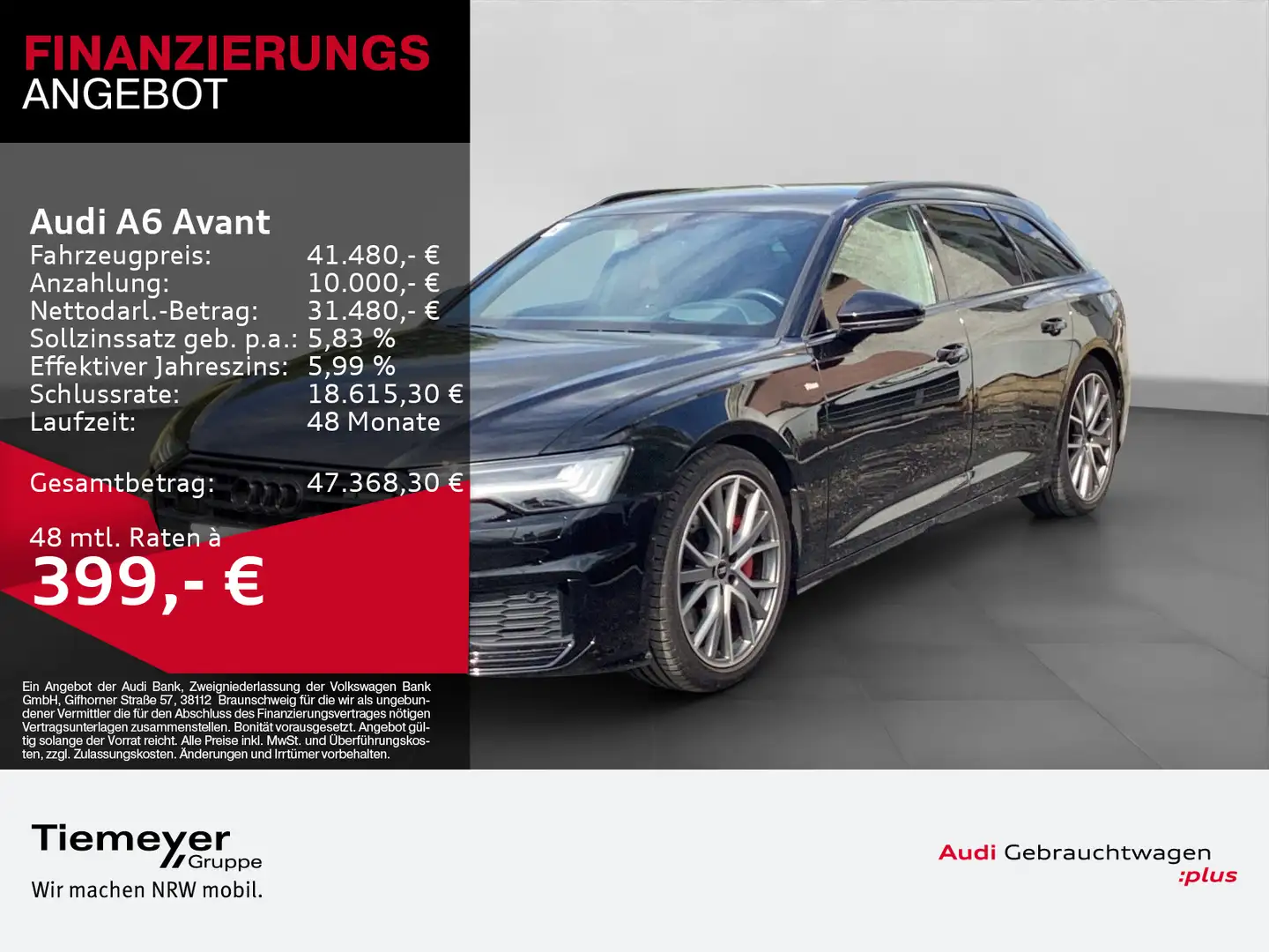 Audi A6 55 TFSIe S LINE LM20 KAMERA MATRIX Schwarz - 1