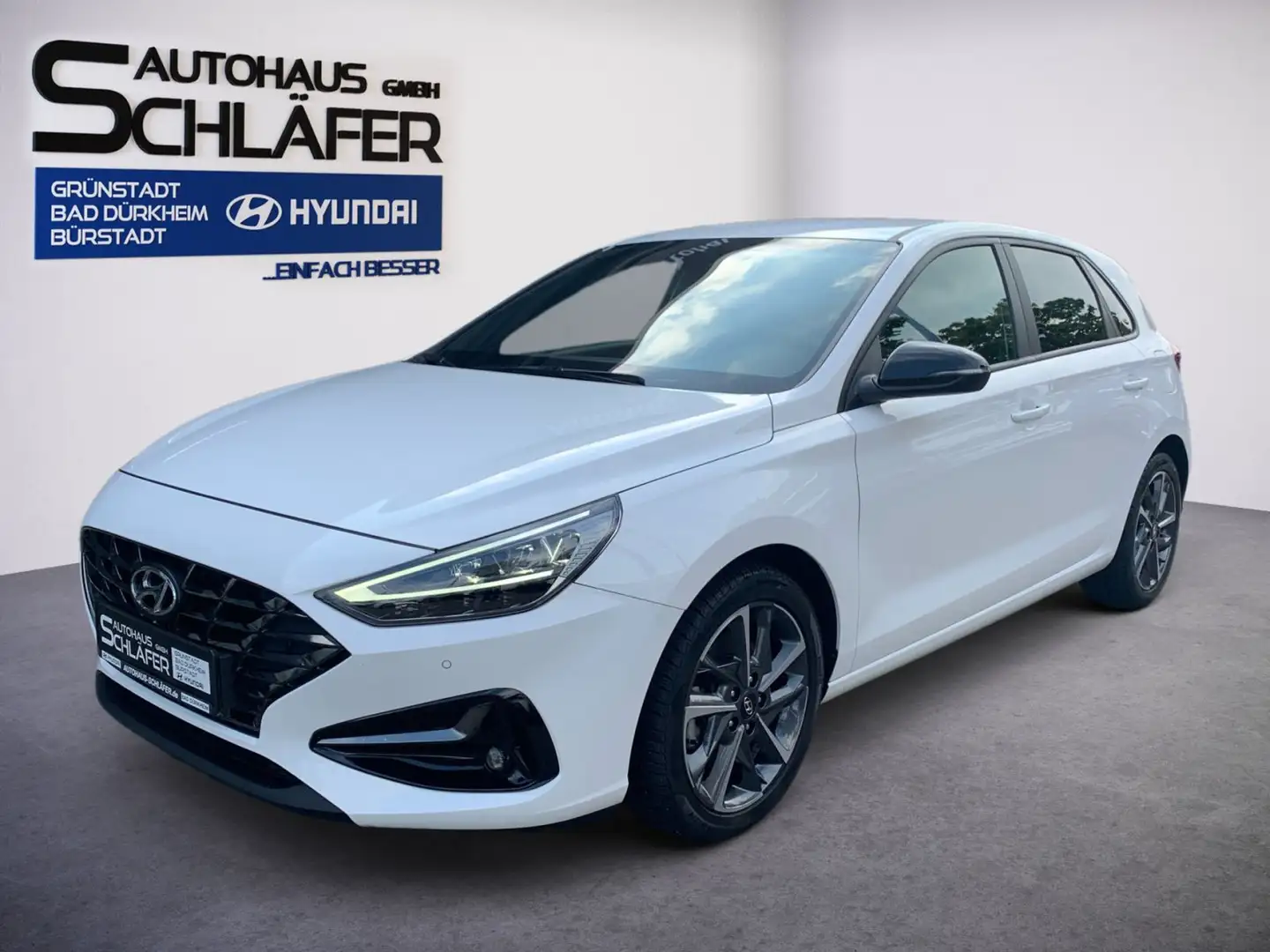 Hyundai i30 1.0 T-GDI Connect & Go Navi LED Blanc - 1