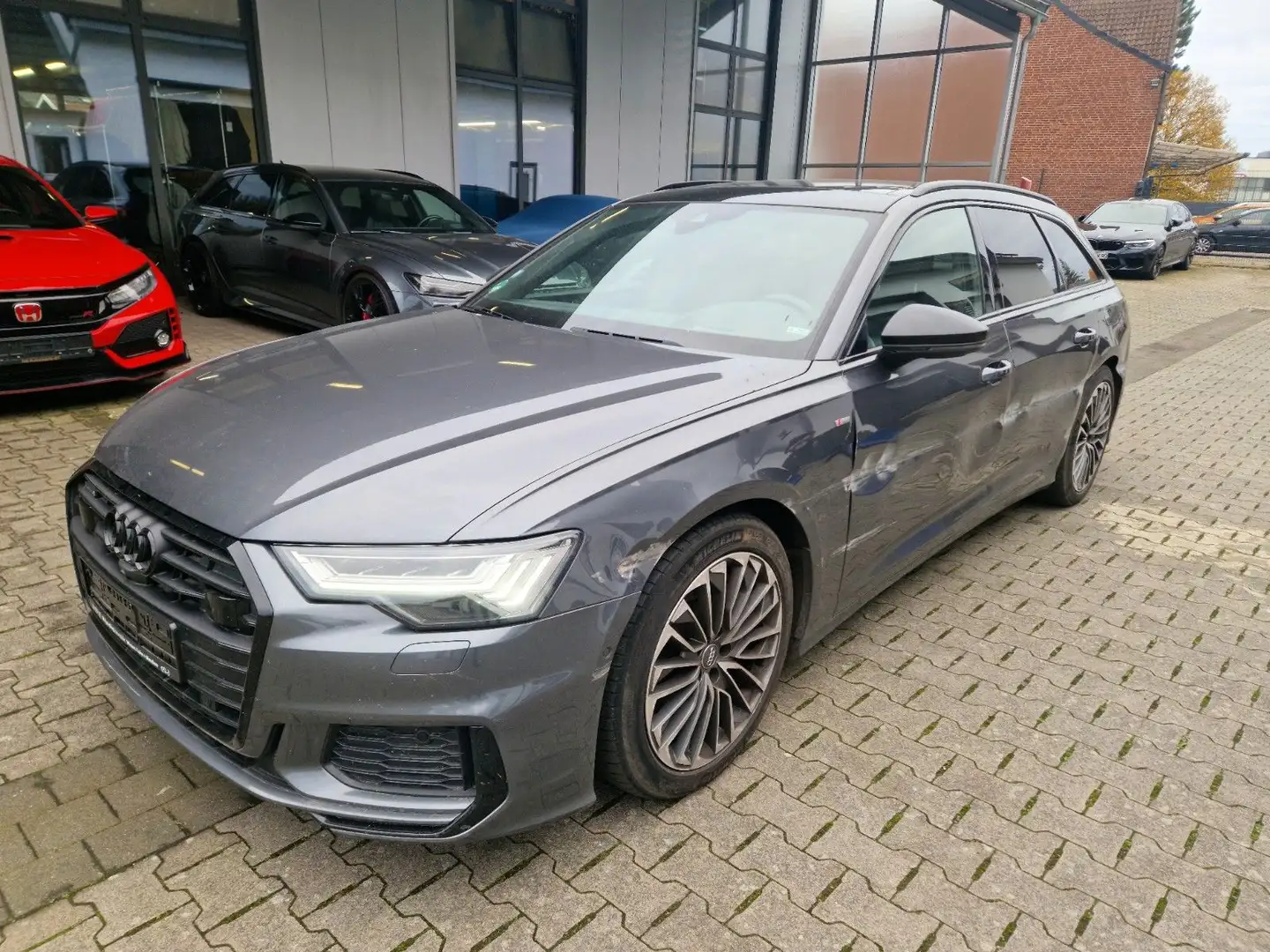 Audi A6 Avant 55 TFSI e Quattro Sport S-Line Plus Gris - 1