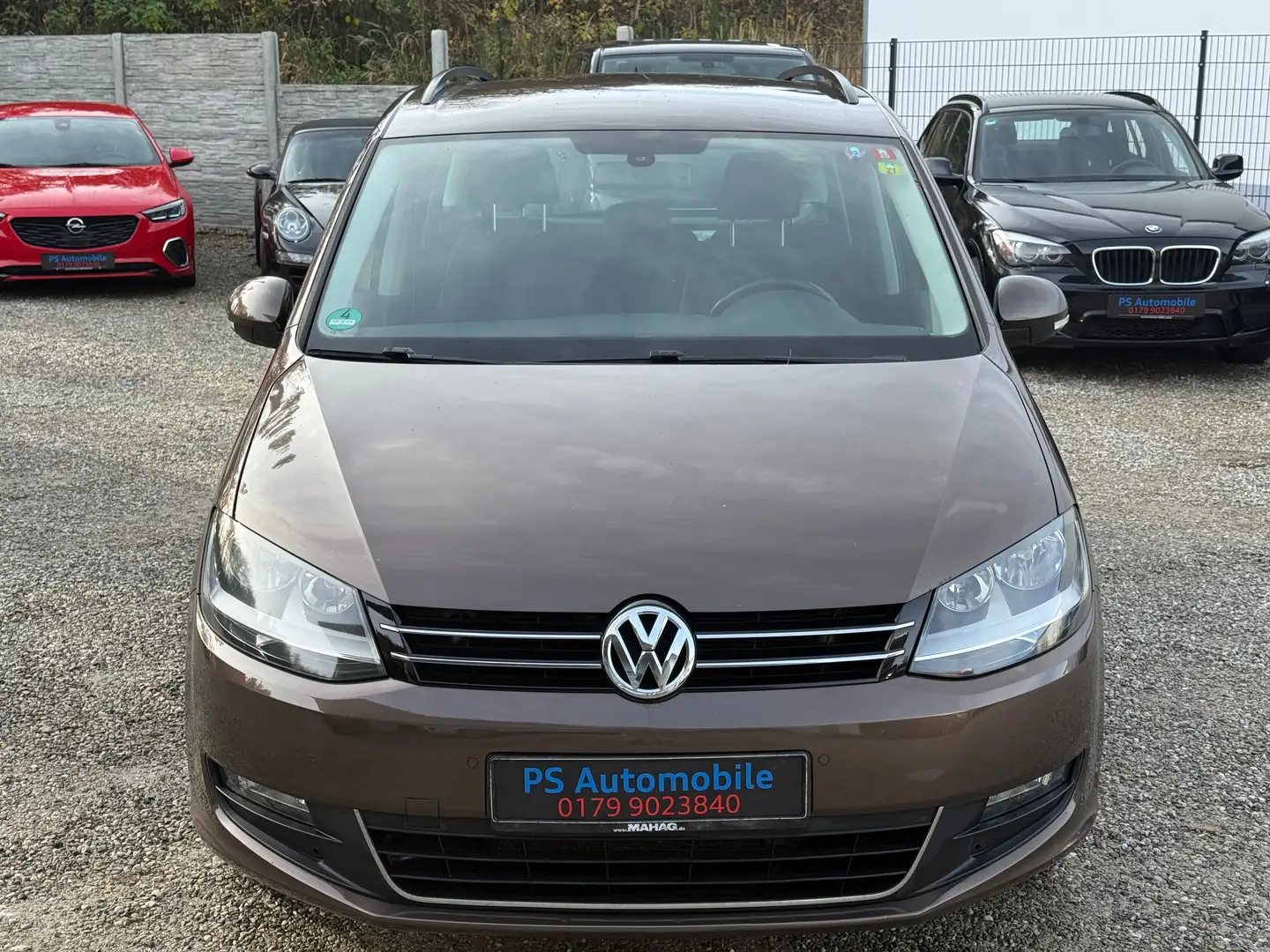 Volkswagen Sharan Comfortline BMT*7Sitze*Navi*Kamera Brun - 2