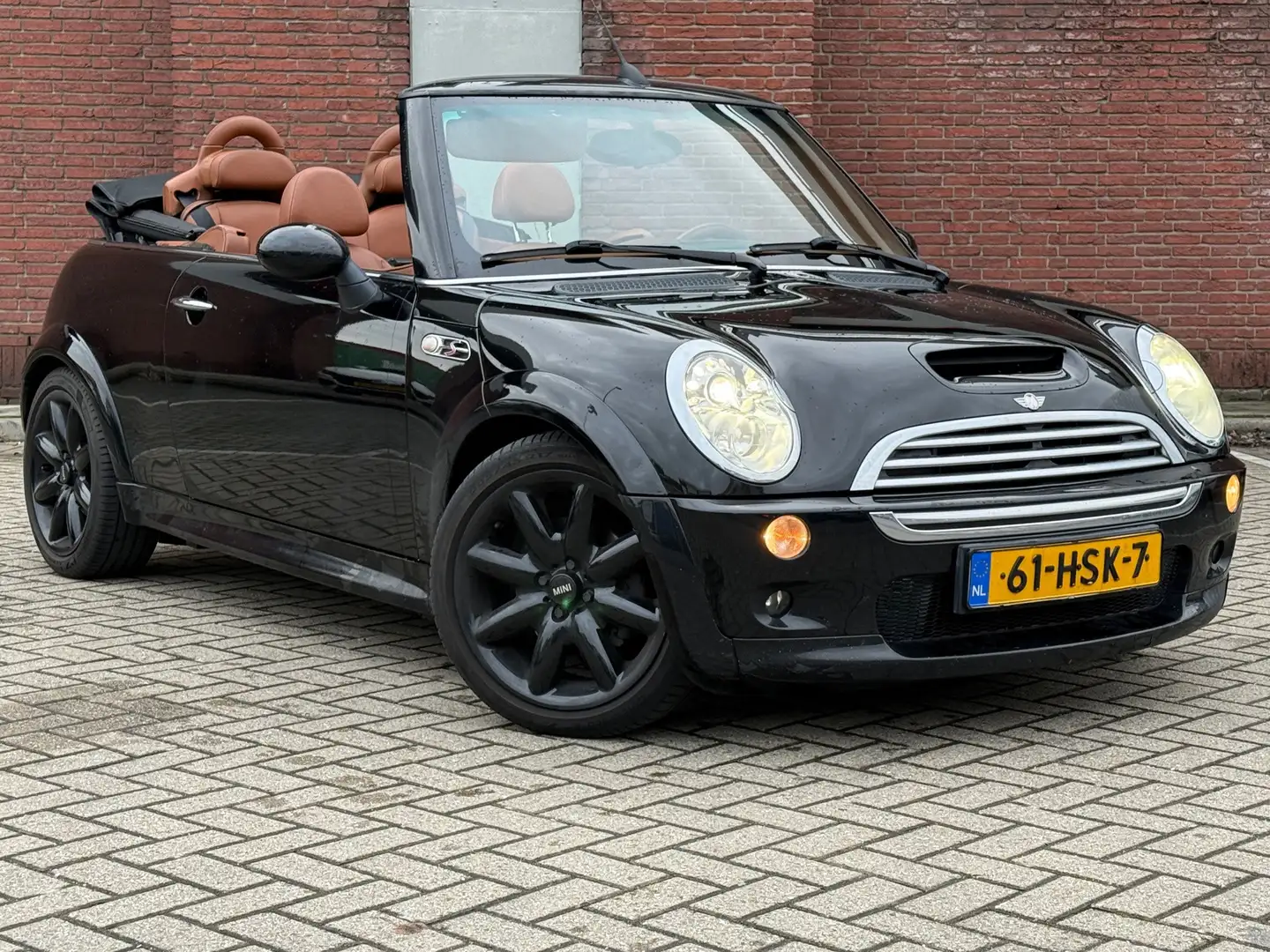 MINI Cooper S Cabrio Mini 1.6 S|170PK|LEDER|CABRIO|NAVI| Schwarz - 1