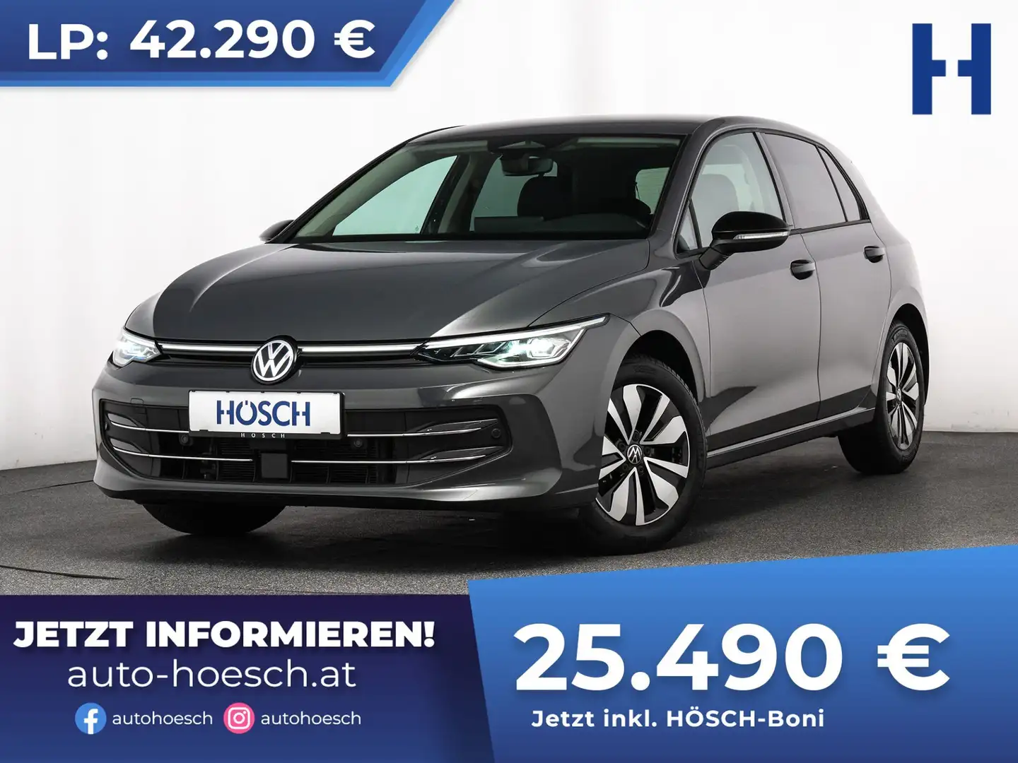 Volkswagen Golf Life eTSI Aut. LED+ AHK WINTER DISCOVER ASSISTENZ Grau - 1