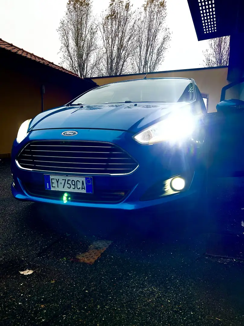 Ford Fiesta 5p 1.6 tdci Titanium 95cv Blu/Azzurro - 2