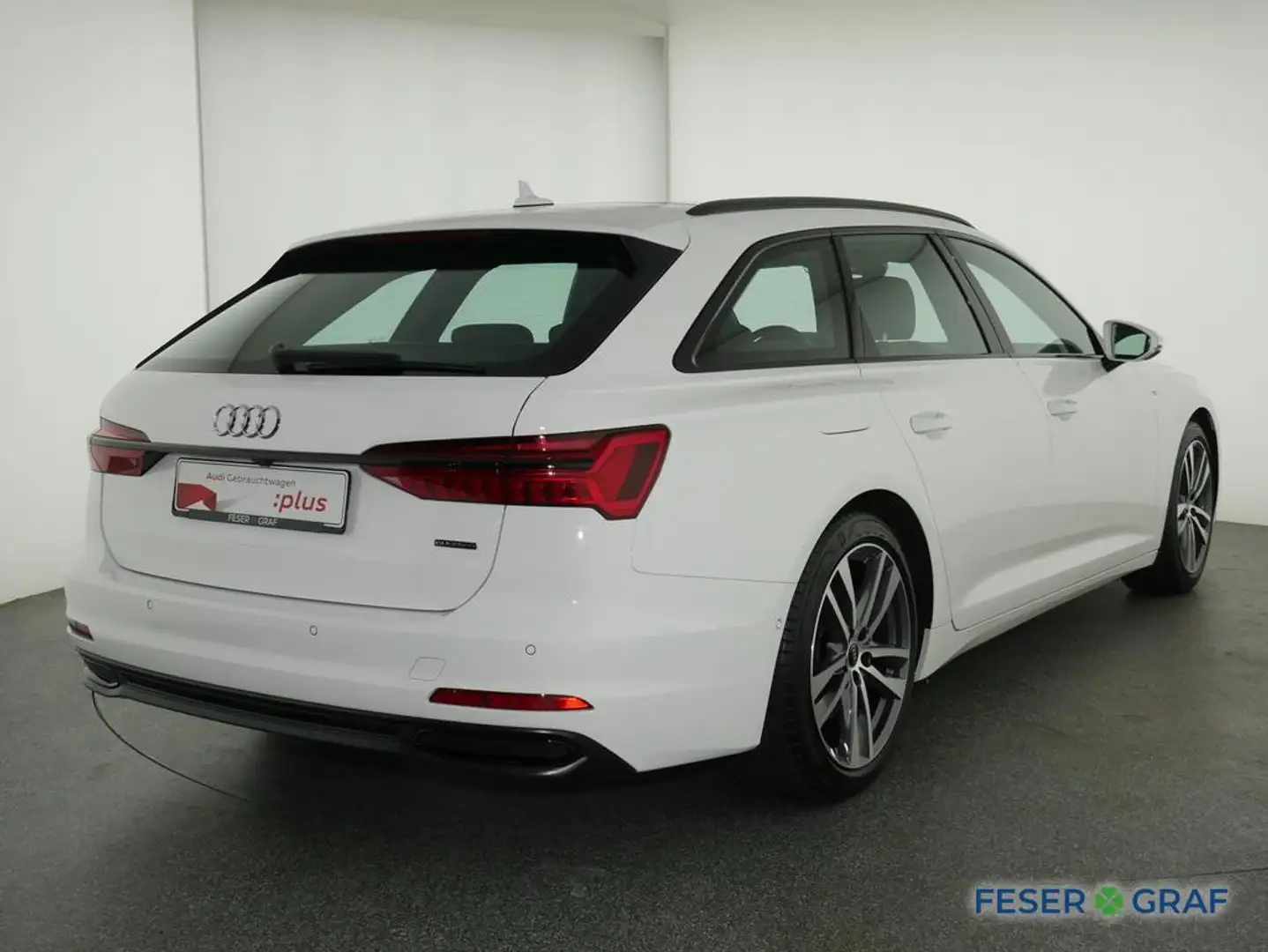 Audi A6 Avant S line 50 TFSI e quattro AHK/ HD matrix Blanc - 2