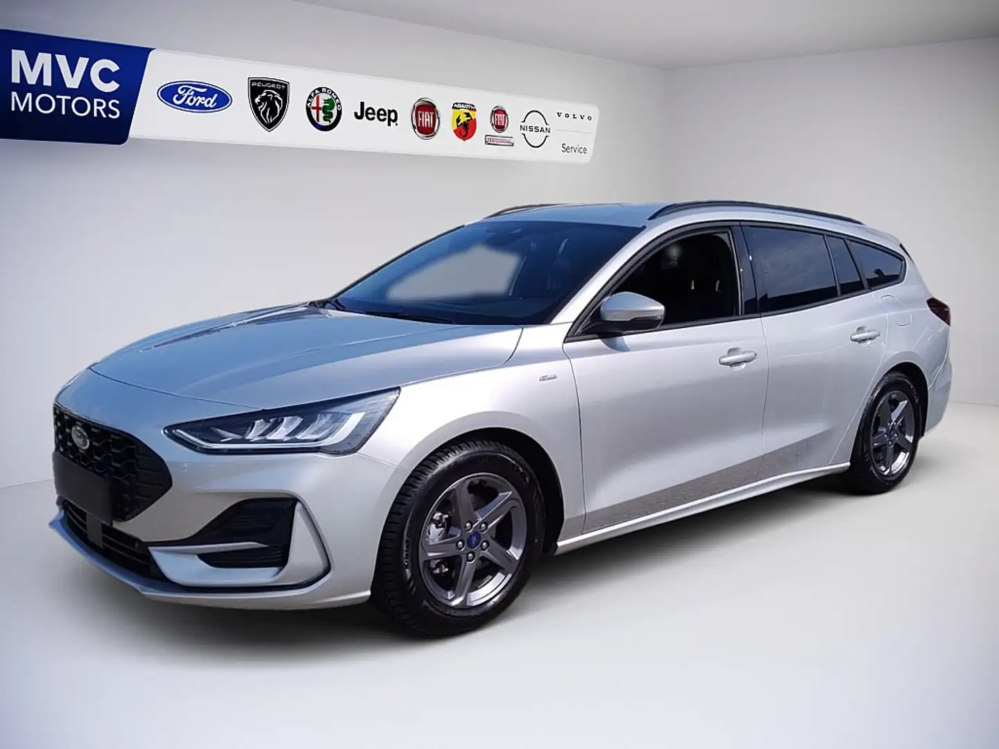 Ford Focus Turnier 1,5 EcoBlue ST-Line Aut. Argent - 2