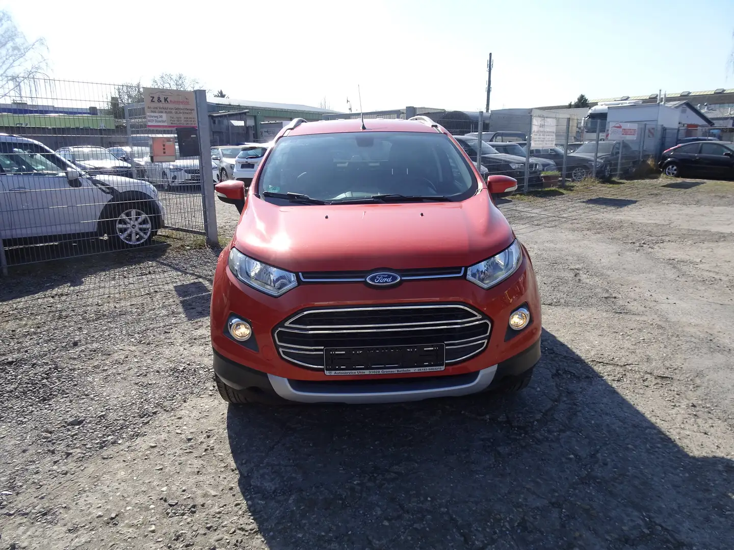 Ford EcoSport Titanium Klimaautomatik Teilleder Euro 6 Orange - 1