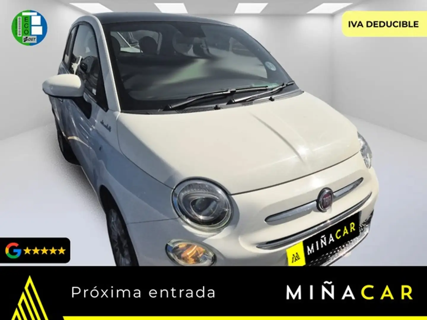 Fiat 500 1.0 Hybrid Dolcevita 52kW Blanco - 1