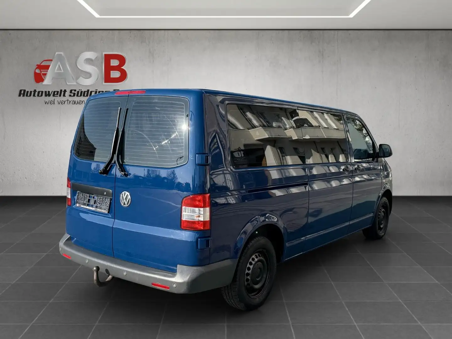 Volkswagen T5 Transporter T5 Kombi langer Radstand Klima*9-Sitzer*Standhzg Blau - 2