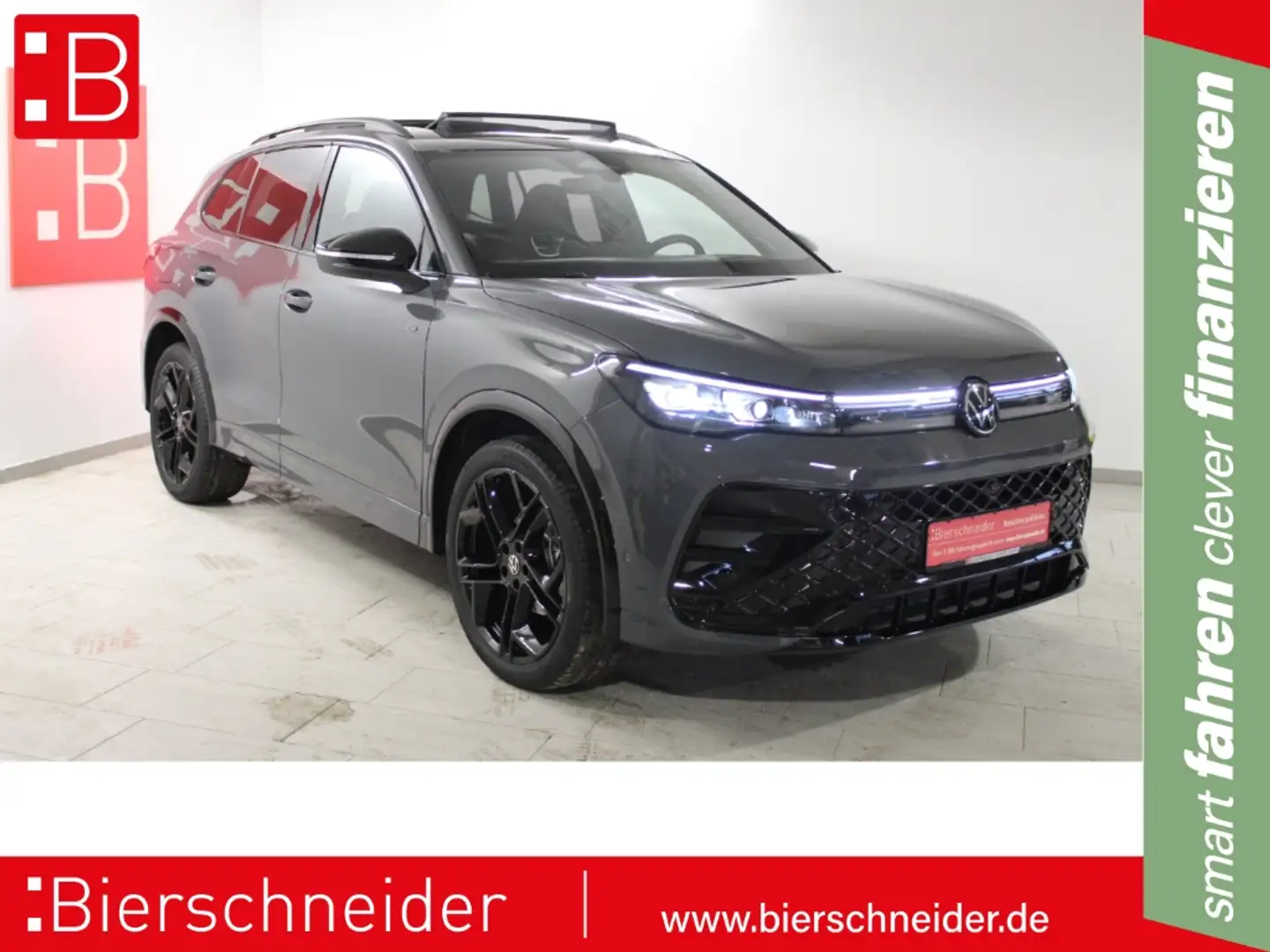 Volkswagen Tiguan 1.5 eTSI DSG 2x R-Line Black Style 20 AHK MATRIX H Grau - 1