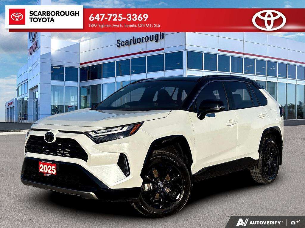 White 2025 Toyota RAV4 Hybrid SUV / Crossover All-Wheel Drive Automatic