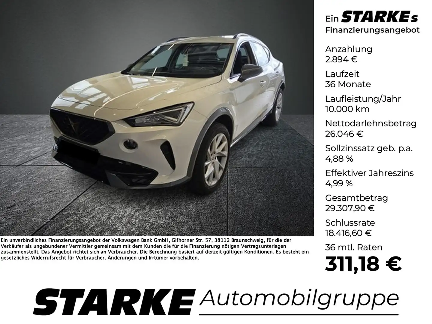 CUPRA Formentor 2.0 TDI Weiß - 1