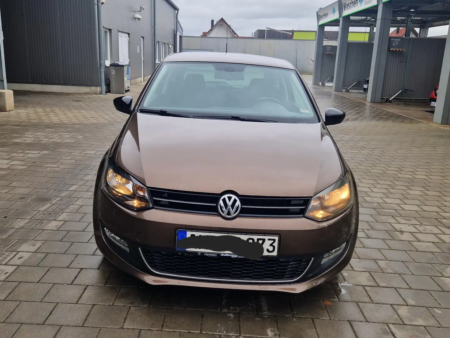 Volkswagen Polo Style Automatik Bruin - 1