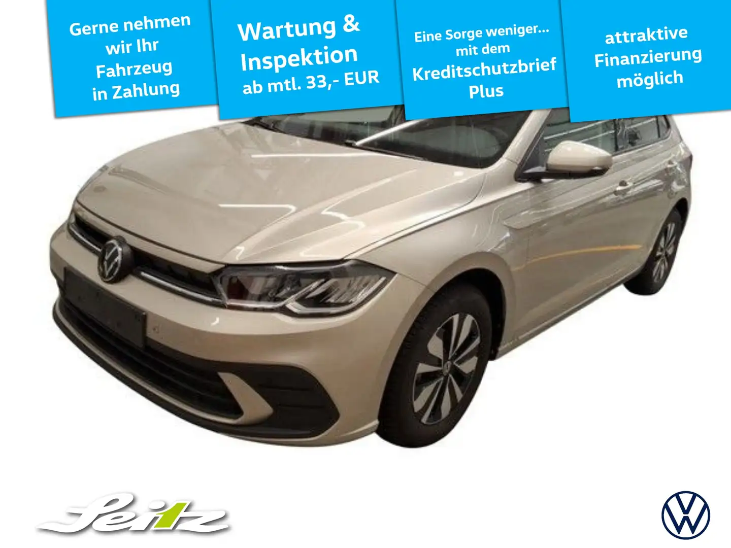 Volkswagen Polo VI 1.0 TSI Move *BEATS*LED*PARKSENSOR*SITZH* Argent - 1