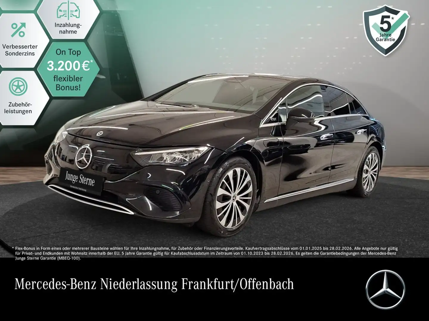 Mercedes-Benz EQE 500 4MATIC WideScreen LED Kamera Spurhalt-Ass Noir - 1