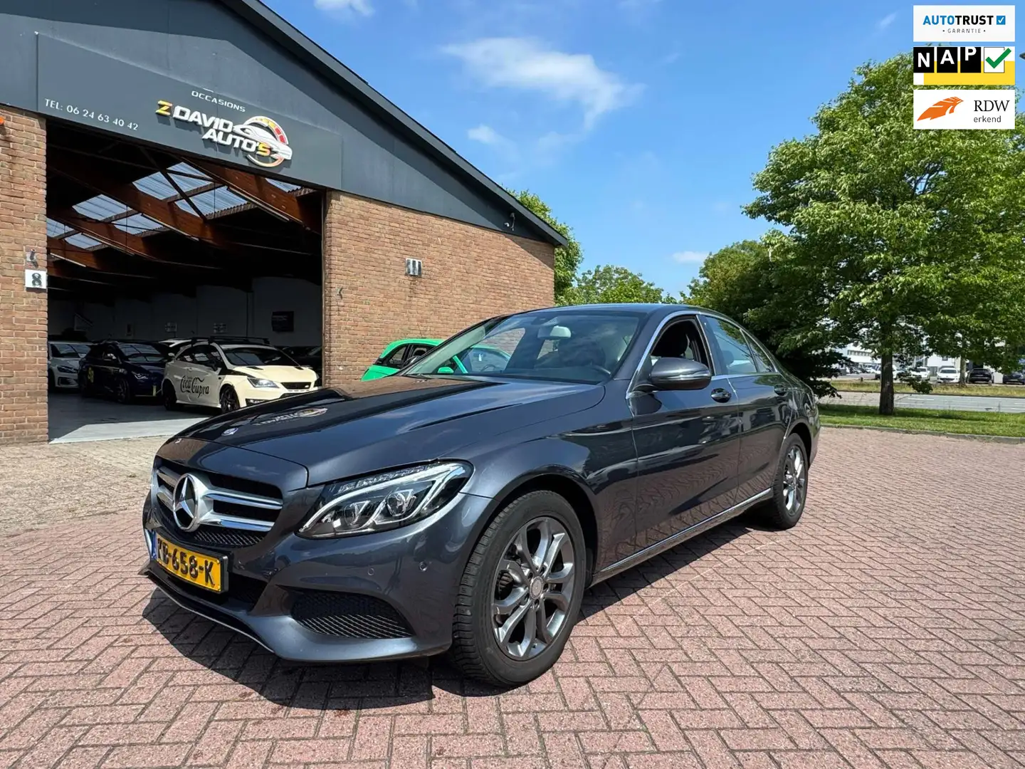 Mercedes-Benz C 180 Ambition Automaat Leer Cam stoelver Grijs - 1