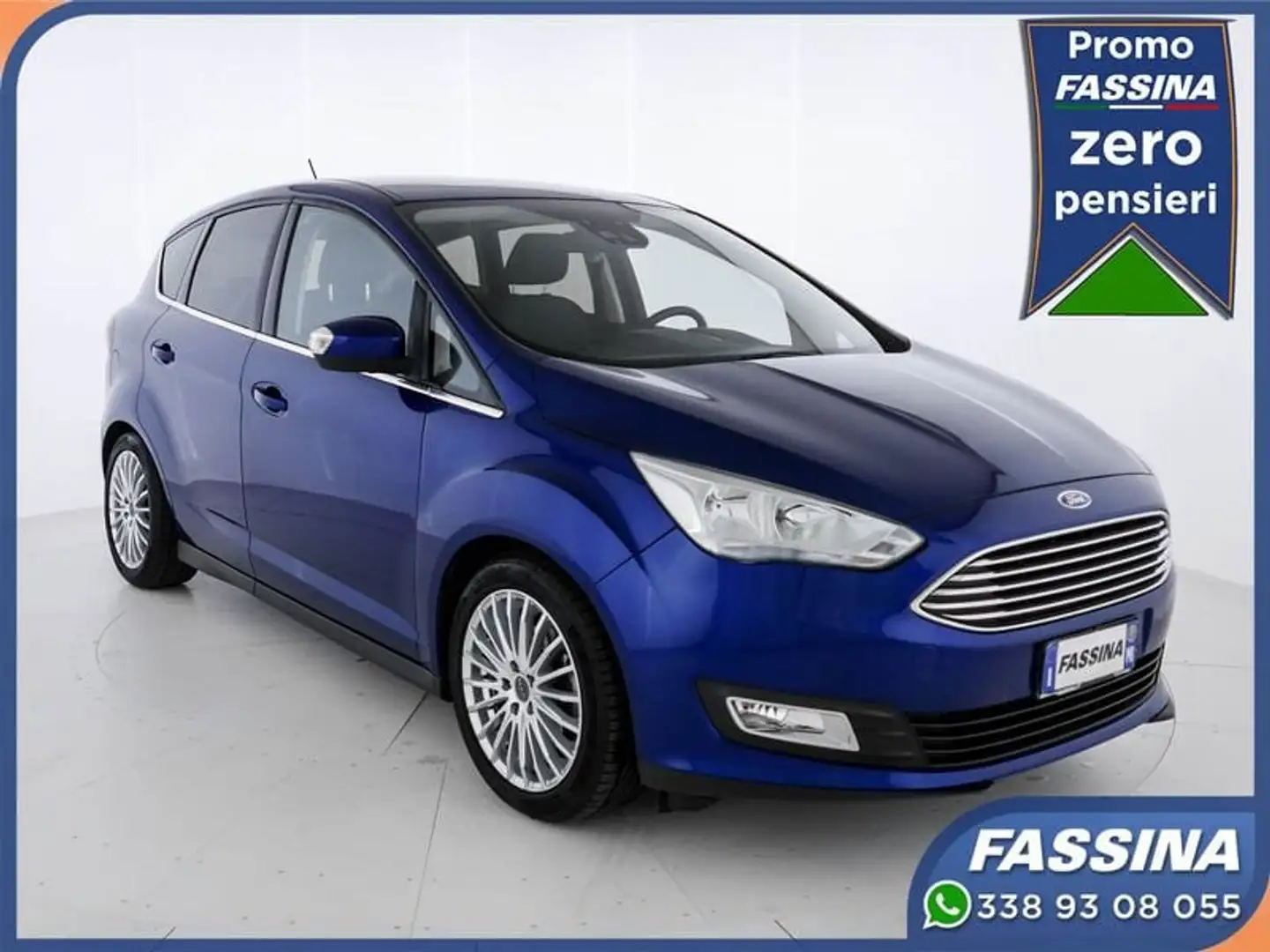 Ford C-Max 1.5 EcoBlue 120CV Powershift Titanium Blu/Azzurro - 1