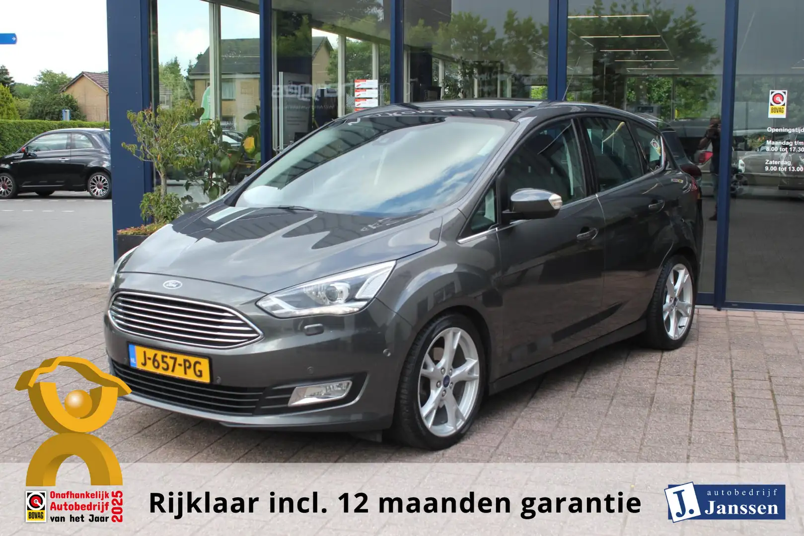 Ford C-Max 1.5 Titanium 150p Trekhaak Panodak Bi-Xenon Clima Grigio - 1
