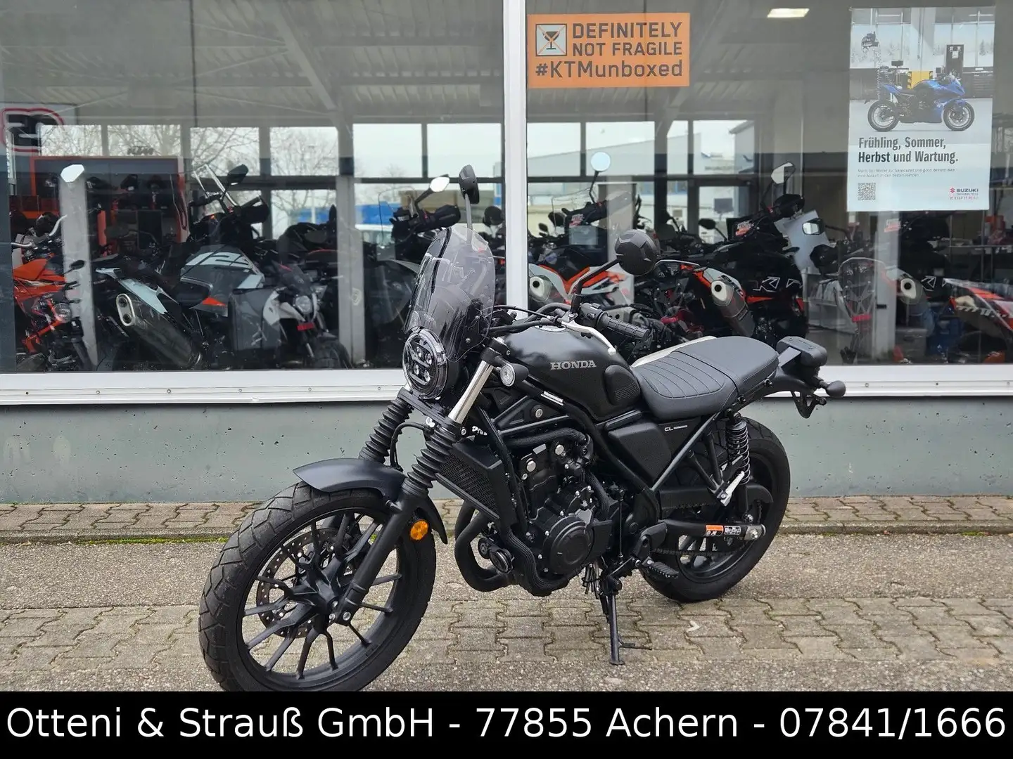 Honda CL 500 incl. Tieferlegung*sofort verfügbar* Schwarz - 1