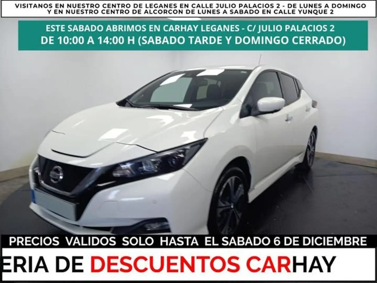 Nissan Leaf 62KWH E+ N-CONNECTA Blanco - 1