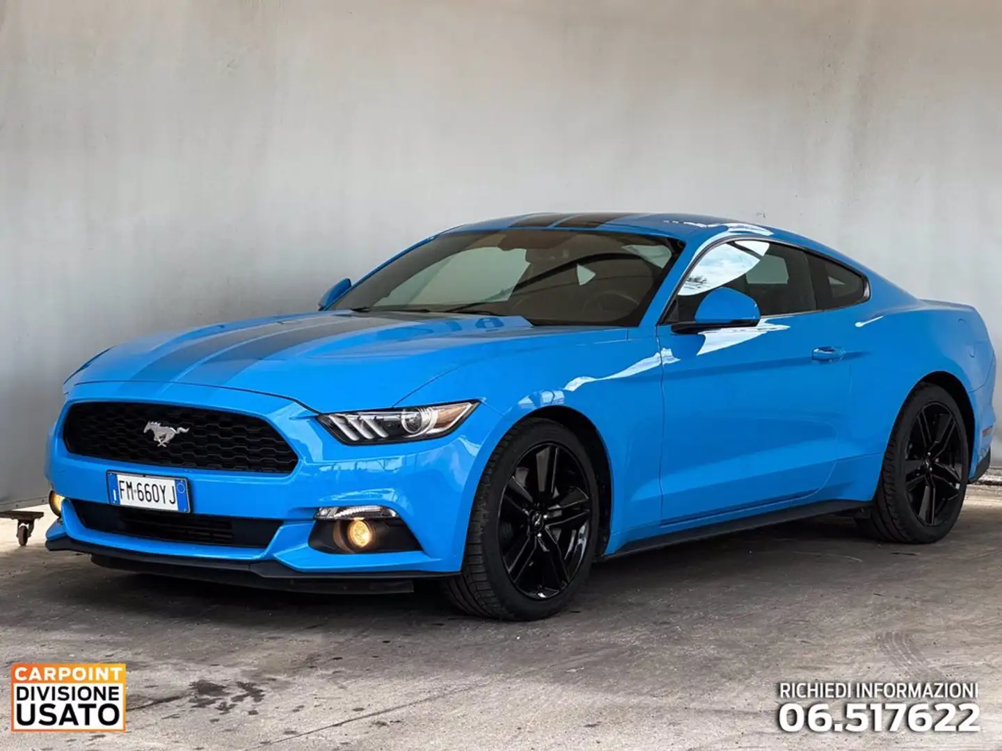 Ford Mustang fastback 2.3 ecoboost 317cv auto Blue - 1