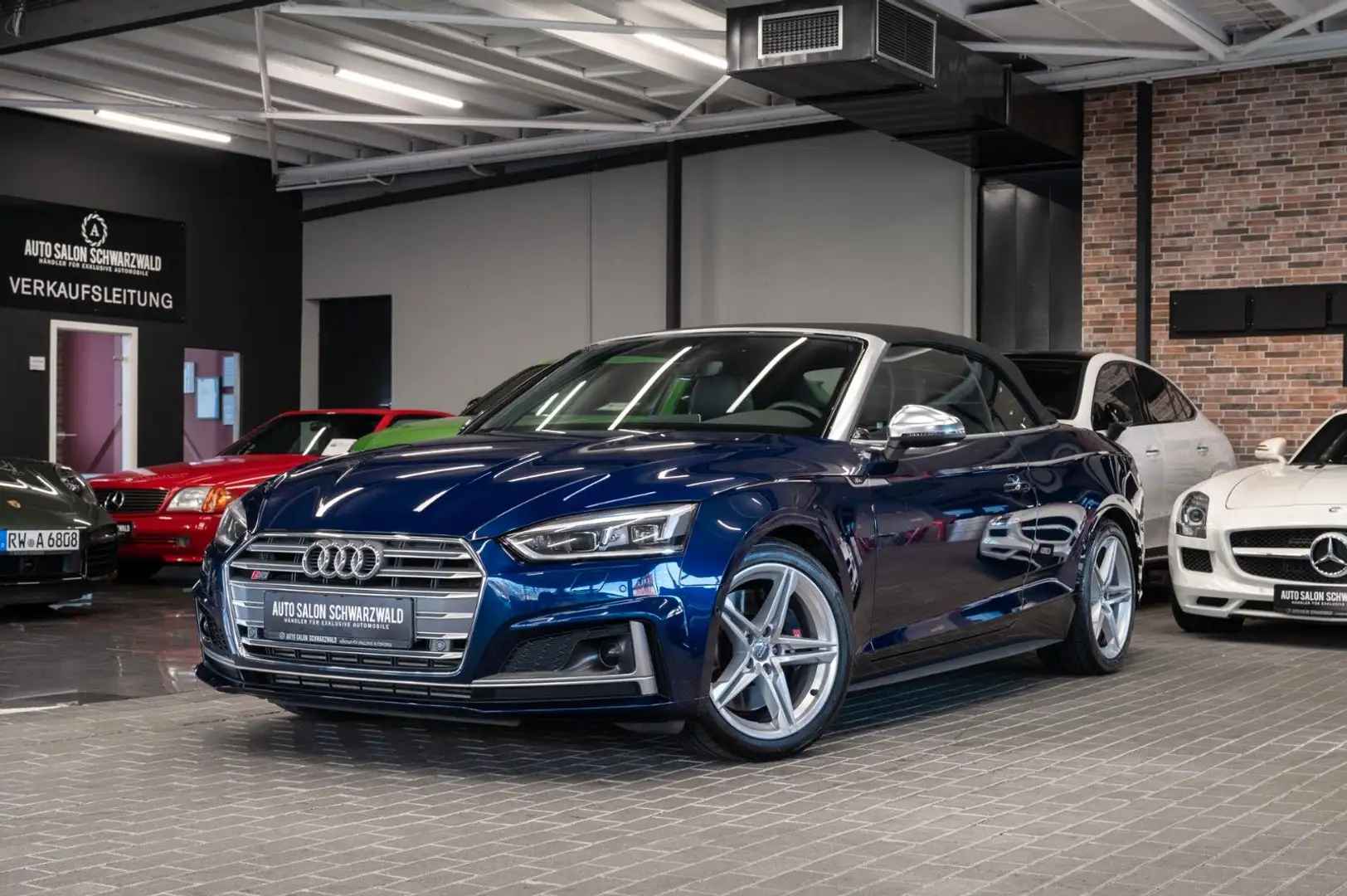 Audi S5 Cabrio 3.0 TFSI quattro|VIRTUAL|ACC|NAVI|1.HD Blau - 1