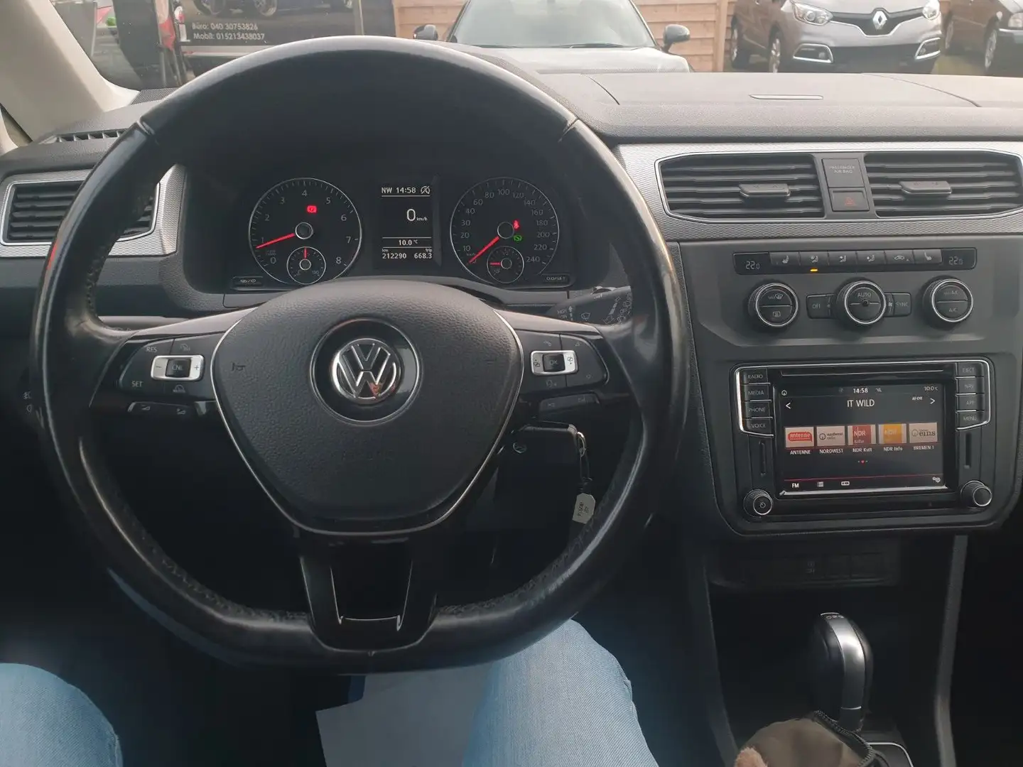 Volkswagen Caddy PKW Comfortline BMT*Automatik*1.Hand Grün - 2