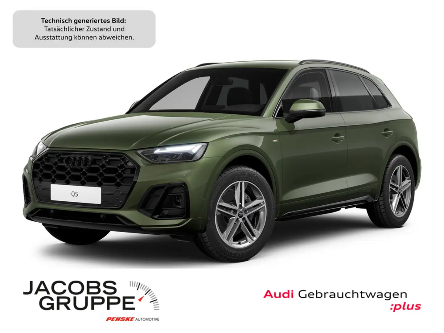 Audi Q5 35 TDI S line S-tronic Virt.Cockpit/Navi Plus/Kamera/Optikpaket sch Grün - 1