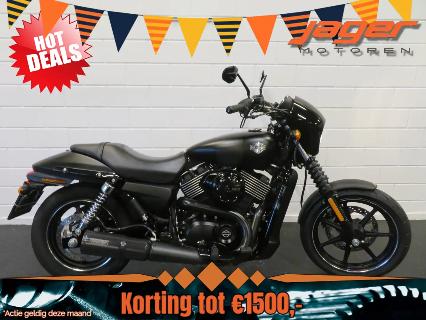 Harley-Davidson Street 750 ABS VANCE & HINES Zwart - 1
