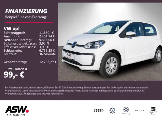Volkswagen up! move 1.0 MPI KLIMA RFK PDC DAB