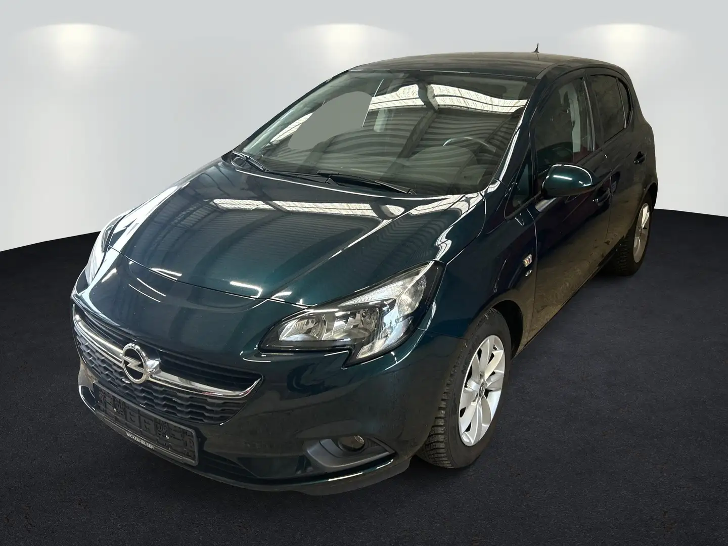 Opel Corsa 5-trg 1.4 drive SHZ+Winterp.+LM+PDC+Klima Grün - 2