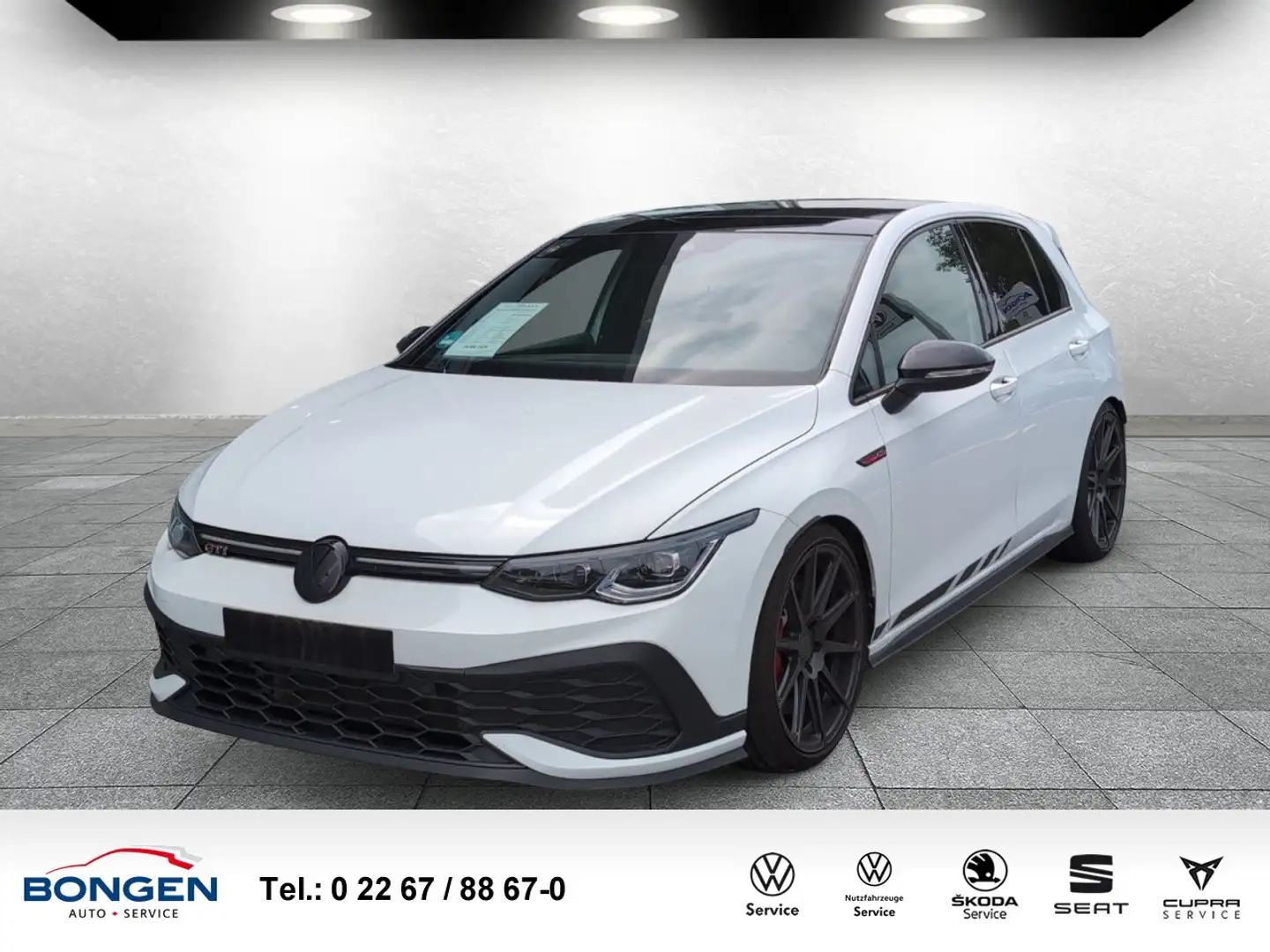 Volkswagen Golf GTI VIII Clubsport DSG Fahrwerk Navi Klima Navi Weiß - 1
