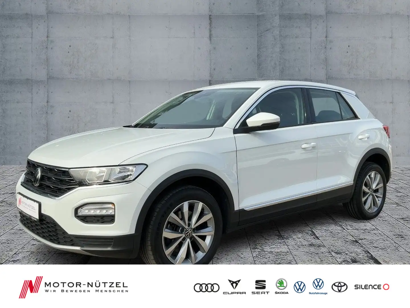 Volkswagen T-Roc 2.0TDI DSG STYLE NAVI+ACC+SITZHEITZUNG+DAB Wit - 1