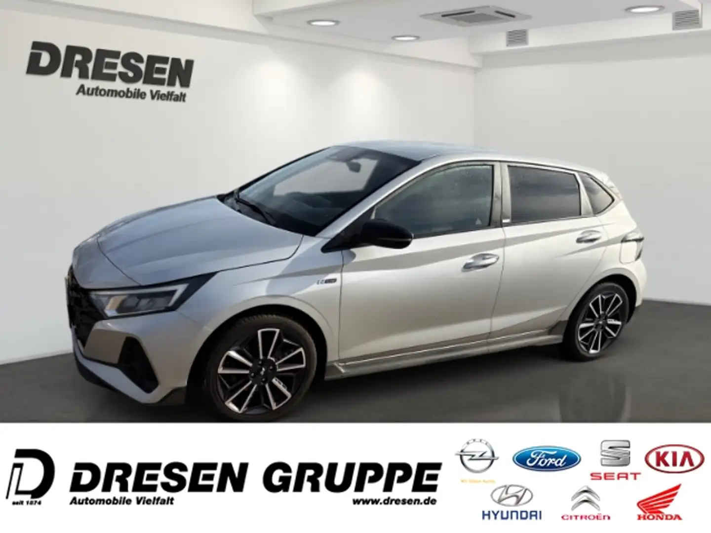 Hyundai i20 N-Line 1.0 T-GDI (48V) iMT(100 PS)NAVI TOTWINKEL S Zilver - 2