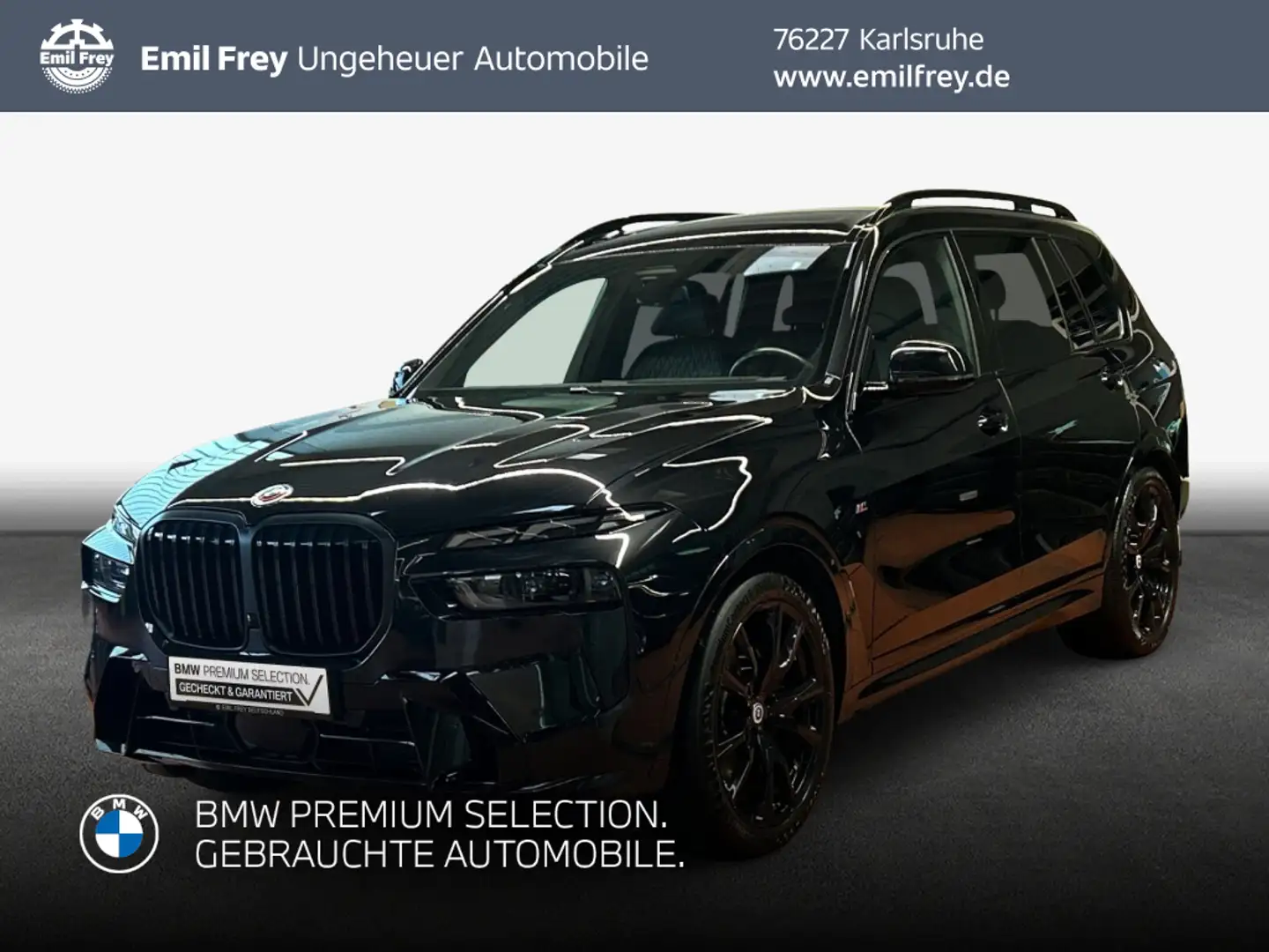 BMW X7 xDrive40d, M Sportpaket, AHK, SHZ Schwarz - 1