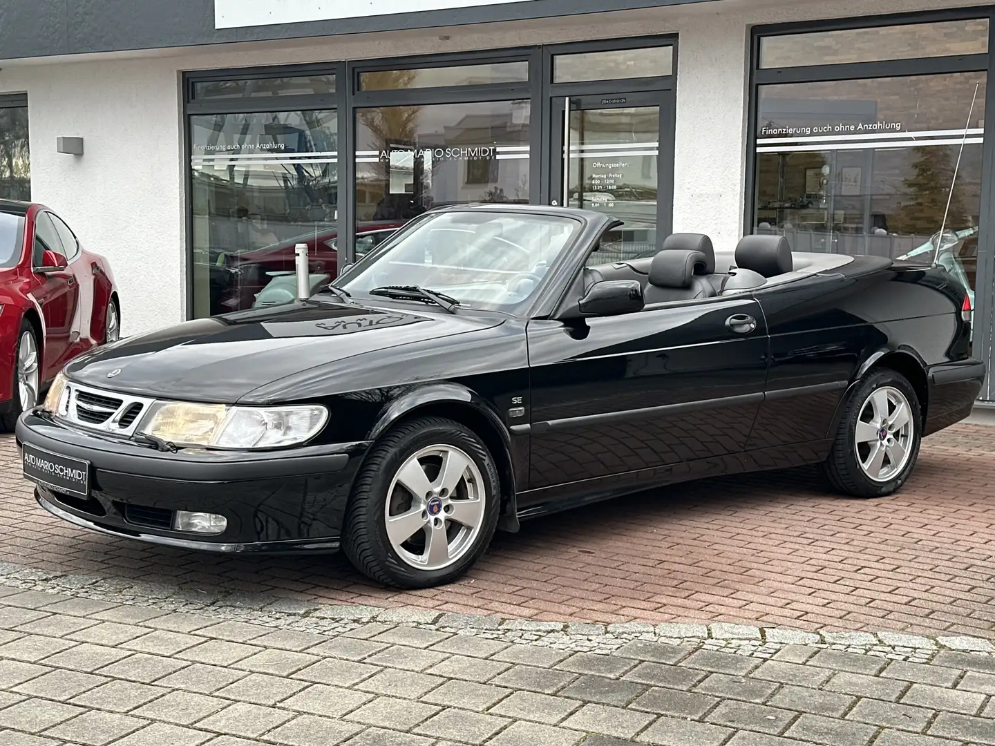 Saab 9-3 2.0 T SE Cabrio aus 2.Hand mit Serviceheft Schwarz - 1