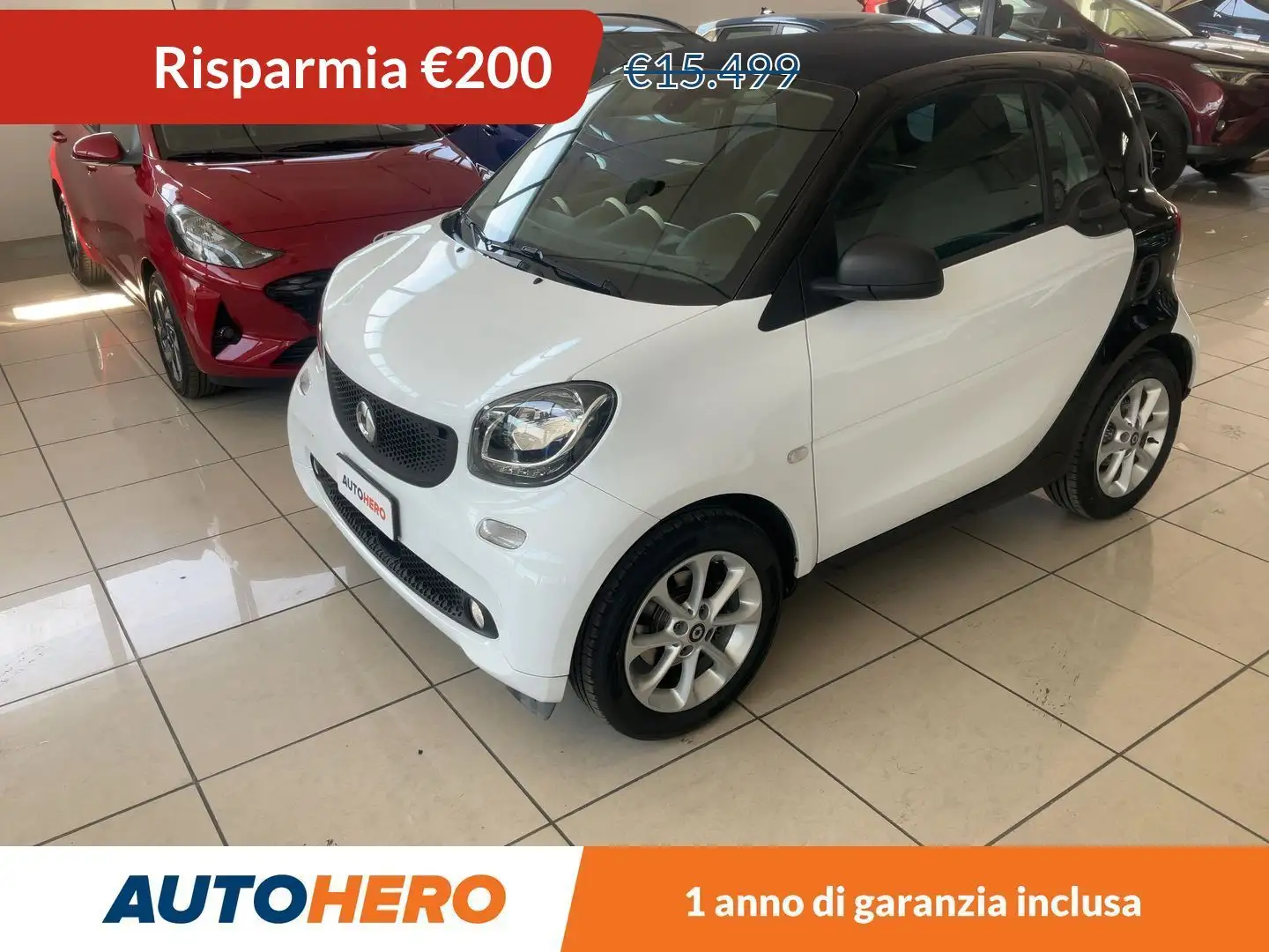 smart forTwo 1.0 youngster 70 CV twinamic Bianco - 1