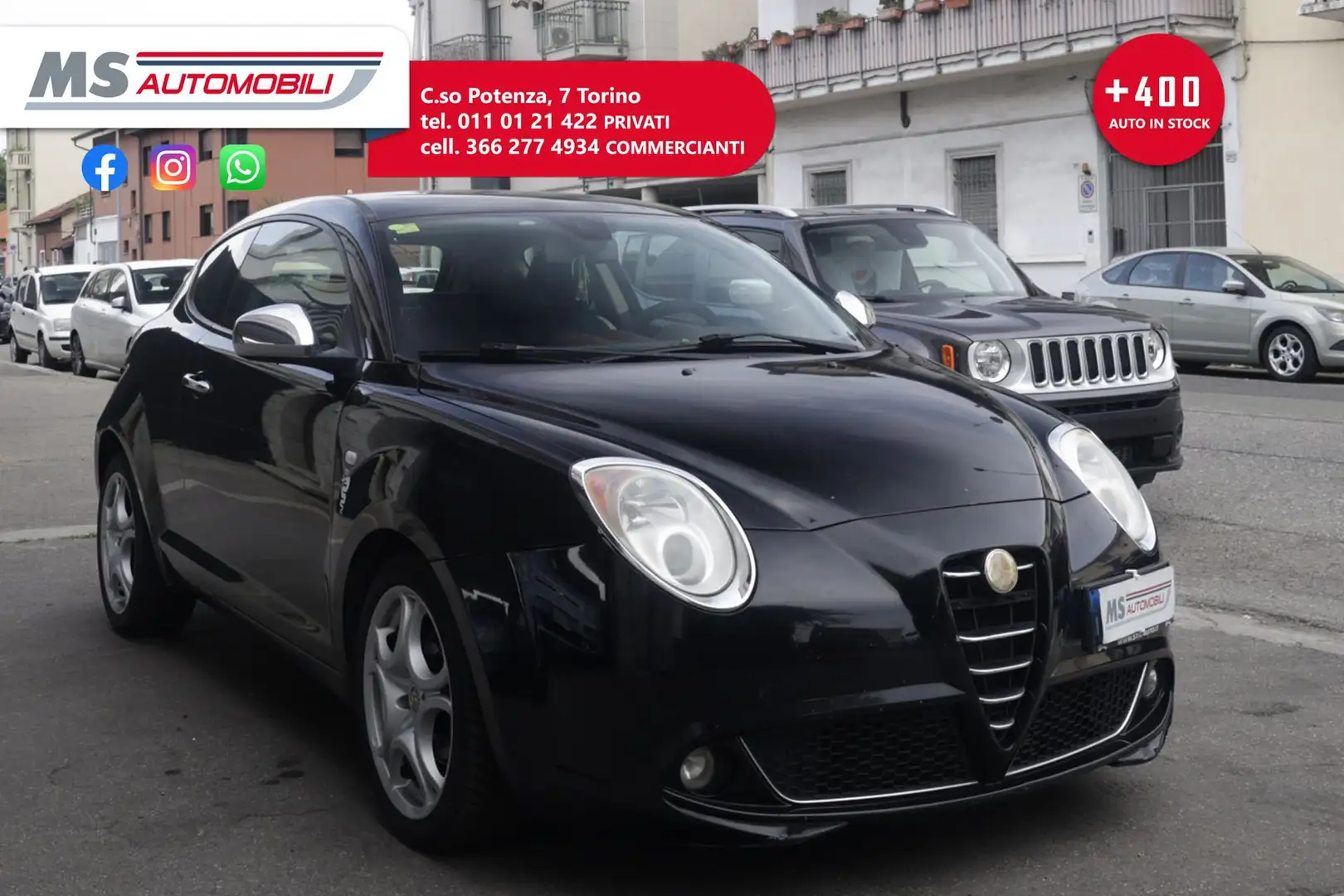 Alfa Romeo MiTo Alfa Romeo MiTo 1.6 JTDm 16V Distinctive Sport Pa Nero - 1