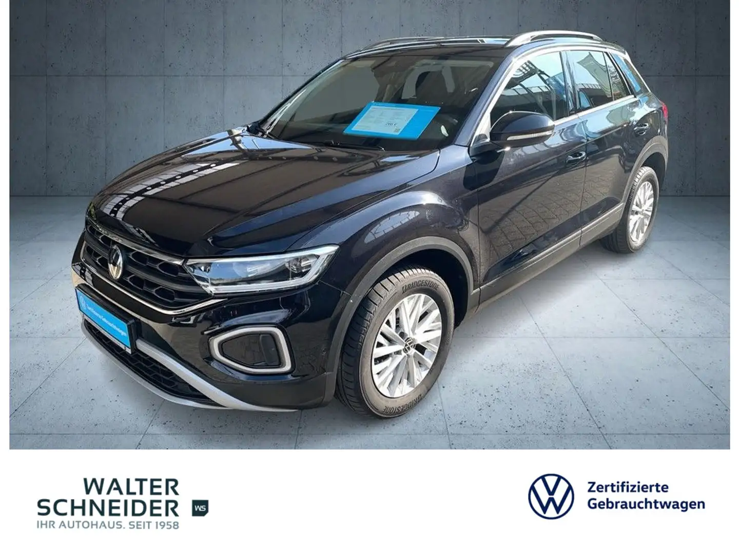 Volkswagen T-Roc 2.0 TDI DSG Life Navi LEDplus RFK Schwarz - 1