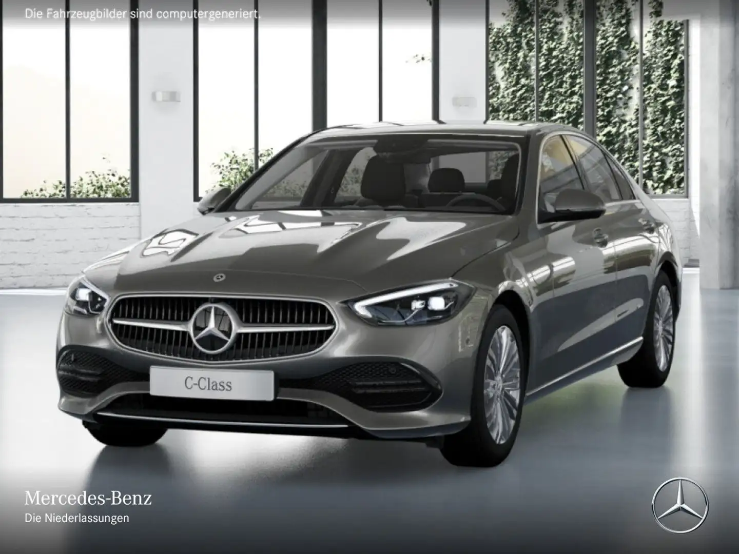 Mercedes-Benz C 200 AVANTG+360+LED+TOTW+KEYLESS+9G Silber - 2