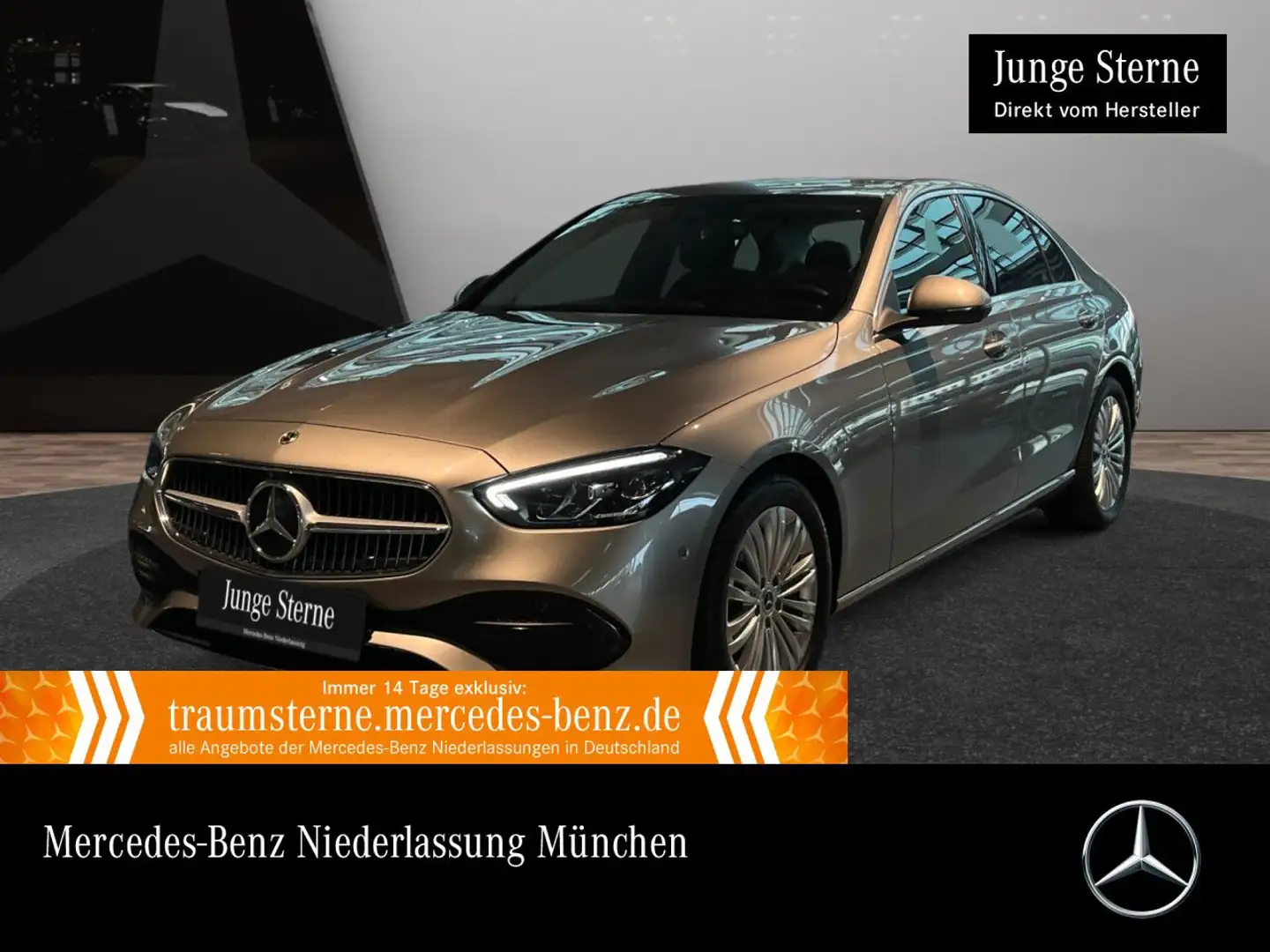Mercedes-Benz C 200 AVANTG+360+LED+TOTW+KEYLESS+9G Silber - 1