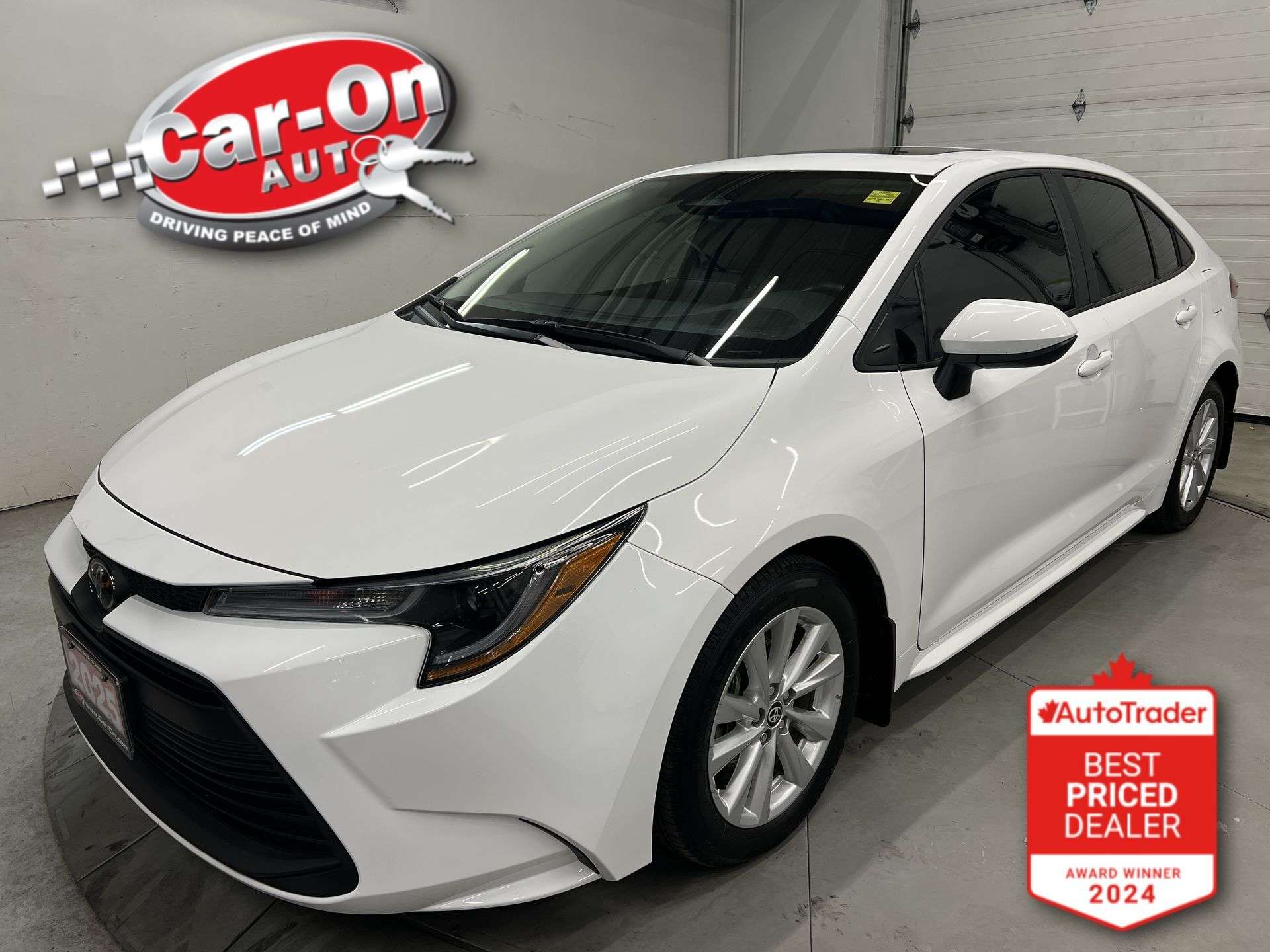 White 2025 Toyota Corolla Sedan Front-Wheel Drive Automatic