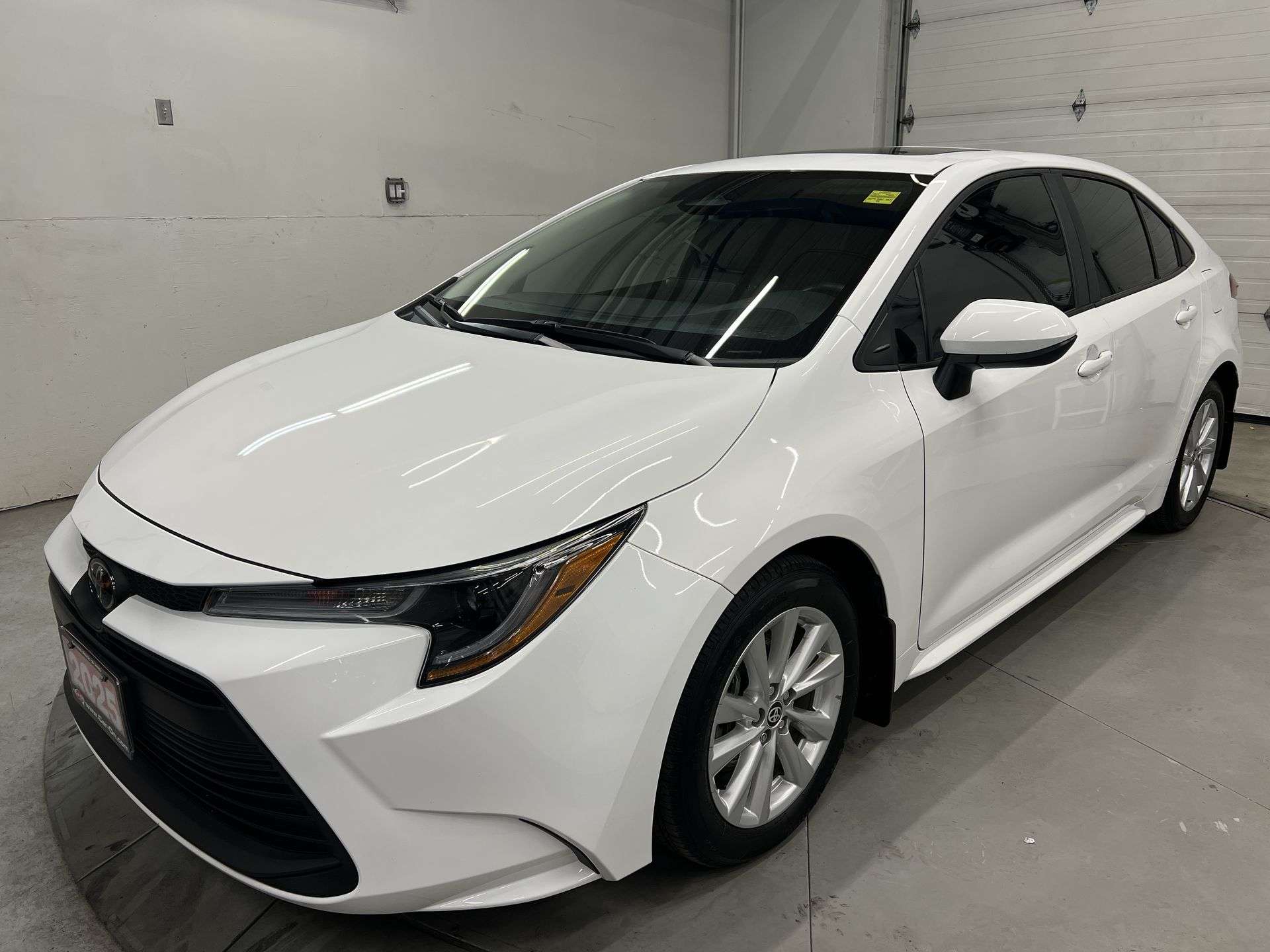 White 2025 Toyota Corolla Sedan Front-Wheel Drive Automatic