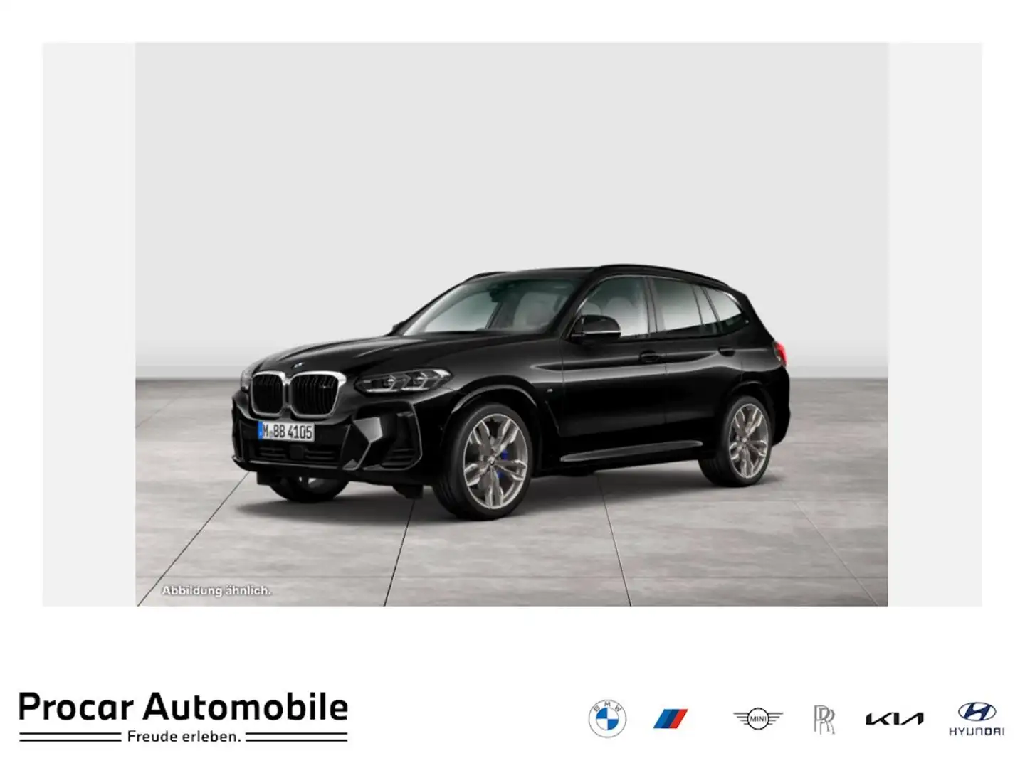 BMW X3 M 40d AdapLED AHK Pano DA ACC PA RFK H/K Schwarz - 1