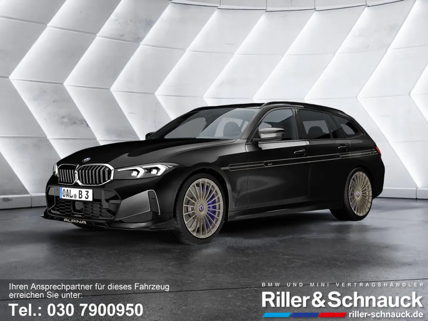 Alpina B3 GT Touring LEDER KAMERA H/K NAVI LED 360° Schwarz - 1