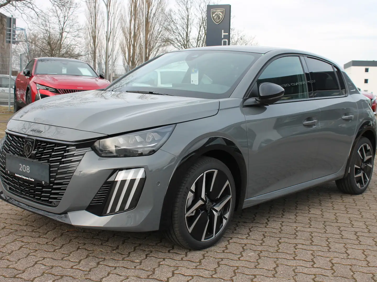 Peugeot 208 GT 100 Panoramadach/ iConnect/ Winterräder Grau - 1